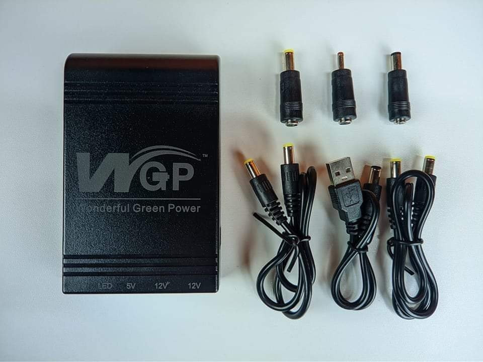 WGP mini UPS 5/9/12V (8,800mAh)- 1 Year Warranty – Black Color